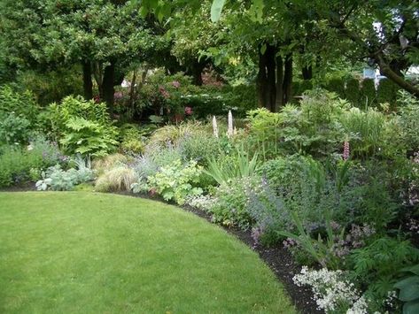 Annual Flower Beds Design, Annual Flower Beds, English Garden Design, Flower Bed Designs, Easy Landscaping, Garden Shrubs, Have Inspiration, Annual Flowers, Landscape Plans