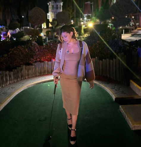 Mini golf night!⛳️ Dress and sweater: @marshalls Shoes: @annekleinofficial Follow @kotaxstyle for more outfits!!✨ • • • • #minigolf #fashionstyle #fallstyleinspo #styleinspiration #whattowear #autumnvibes Mini Golf, Fall Vibes, Night Dress, What To Wear, Fashion Inspo, Golf, Style Inspiration, Quick Saves