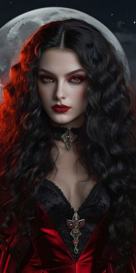 Vampiros Aesthetic, Vampire Female, Ancient Vampire, Dark Beauty Fashion, Coachella Makeup, Vampy Makeup, Anime Long Hair, Vampire Pictures, Bold Makeup Looks