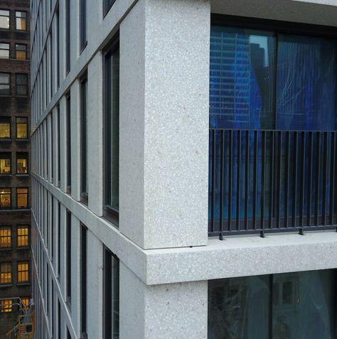 Gate Precast Terrace Hotel, Boutique Hotels Design, Concrete Terrazzo, David Chipperfield Architects, Residential Tower, David Chipperfield, Facade Material, Concrete Facade, Landmark Buildings