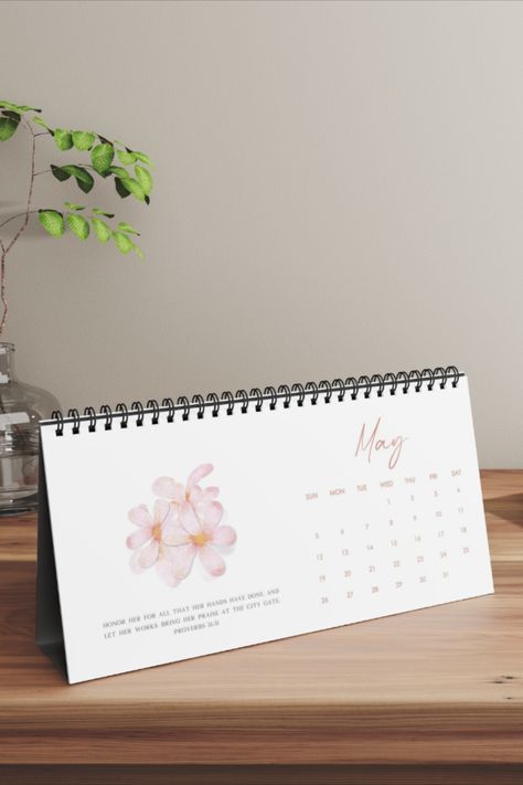 Desk Calendar Layout, Table Calendar Design, Desk Calender Design 2023, Flat Desk Calendar, Monthly Desk Calendar, Christian Calendar, Table Calendar, Watercolor Calendar, Office Planners