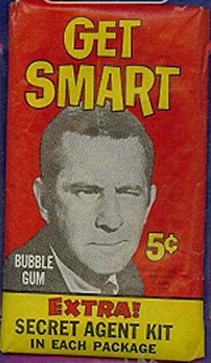 John Kenneth Muir's Reflections on Cult Movies and Classic TV: Trading Cards of the Week: Get Smart Gum Packaging, Bubble Gum Cards, Get Smart, Childhood Memories 70s, Collectible Trading Cards, Collector Cards, Classic Monsters, Old Tv Shows, Vintage Candy