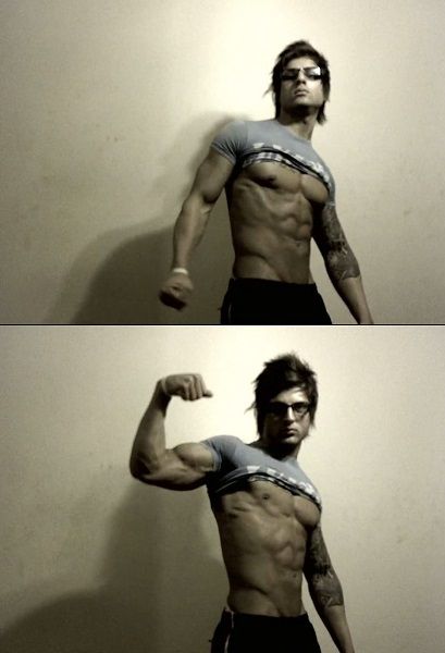 Zyzz Zyzz Pose, Zyzz Aesthetics, Reject Modernity, Jeff Seid, Buff Guys, Bodybuilding Pictures, Aesthetic Gym, Gym Video, Squat Rack