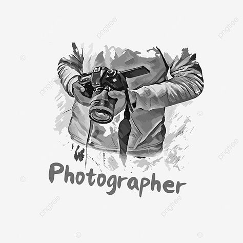 Best Photography Logos Graphic Design, Photo Logo Photographers, Photographer Cartoon, Photographer Logo Ideas, Camera Logo Png, Photography Logo Hd, Photographer Stickers, Sticker Photography, Best Photography Logo