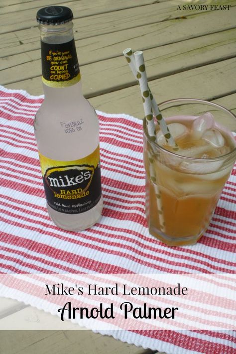 Mike's Hard Lemonade Arnold Palmer // An easy drink recipe for summer. Arnold Palmer Recipe, Liquid Diet Plan, Mikes Hard Lemonade, Hard Drinks, Mikes Hard, Hard Lemonade, Mixed Drinks Alcohol, Lemonade Drinks, Lemonade Recipe