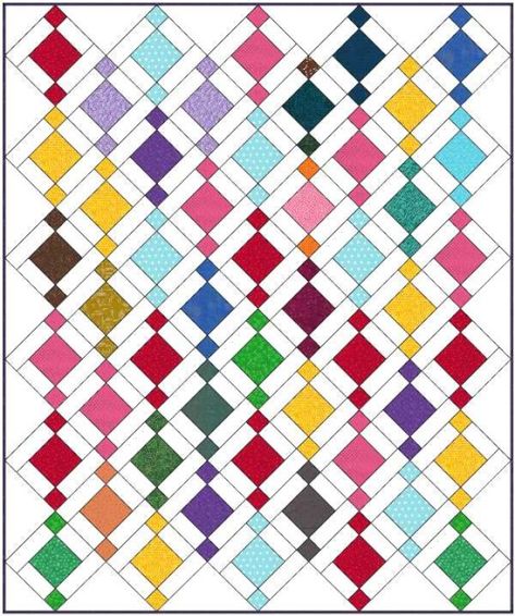 Chandelier Quilt Block Jacob’s Ladder Quilt Block Pattern, Arrow Quilt Block Free Pattern, Beads Quilt Pattern Free, Chandelier Quilt Pattern Free, Chandelier Quilt Pattern, Chandelier Quilts, Quilt Block Patterns Easy, Churn Dash Quilt Block, Chandelier Quilt