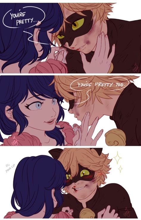 Ladybug Und Cat Noir, Mlb Comics, Miraculous Ladybug Kiss, Tikki Y Plagg, Buku Harry Potter, Catty Noir, Miraculous Ladybug Memes, Miraculous Ladybug Wallpaper, Ladybug Anime