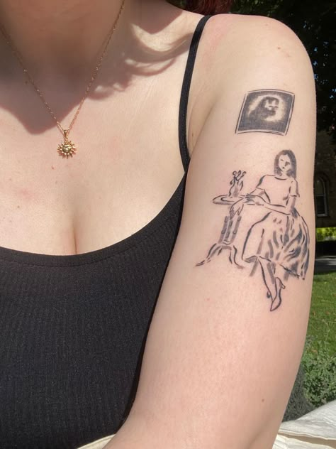 The Sundays Tattoo, Vintage Gothic Tattoo, Preachers Daughter Tattoo, John Waters Tattoo, Big Thief Tattoo, Southern Gothic Tattoo Ideas, Laundry Tattoo, Mary Shelley Tattoo, Ethel Cain Inspired Tattoos