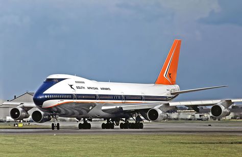 Boeing 747-244B ZS-SAN | South African Airways. LHR 7th June… | Flickr South African Airways, Aviation History, Cabin Design, Boeing 747, Spacecraft, Print Ads, South African, Airlines, Childhood Memories