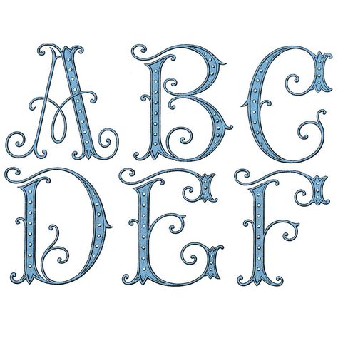 Amazing selection of free printables letters and monograms for your hand embroidery projects. Suitable for all kinds of DIY projects. Monogram Embroidery Letters Pattern, Fancy Lettering Alphabet, Monogram Letters Font, Cross Stitch Monogram Patterns, Monogram Embroidery Letters, Free Printable Monogram, Wreath Sashes, Hand Embroidery Letters, Free Monogram Fonts