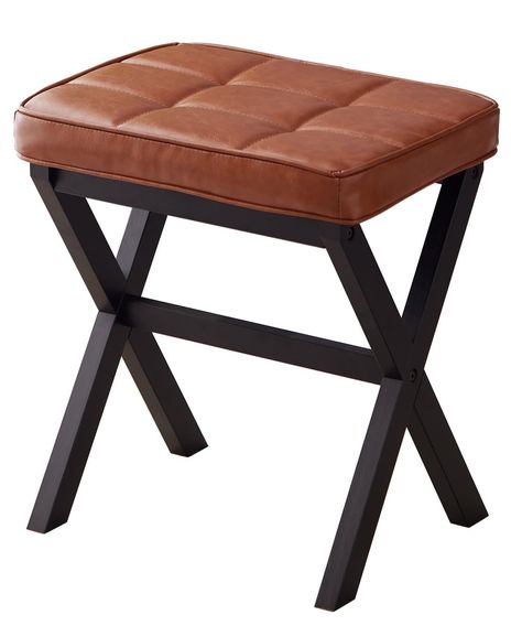 PRICES MAY VARY. 【Size】The vanity chair measures 17 "long x 12" wide x 18.3 "high and can be hidden under a desk or dresser. The pedal has a maximum load of 250 pounds. 【Solid wooden stool leg】Solid bamboo and wood stool legs with double-ended self-locking screws. It is very quiet, has good load bearing, and has a long service life. 【Details】Cushion soft and comfortable; Equipped with non-slip foot pads to prevent scratches on the floor. 【Makeup stool】This makeup stool is both practical and beau Chair For Vanity, Vanity Modern, Vanity Seat, Small Footstool, Padded Stool, Makeup Stool, Small Ottoman, Bamboo Construction, Wooden Stool