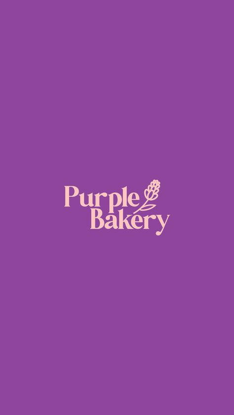 Purple Bakery- Rebranding by Kushanthi Hasinika Purple Bakery Aesthetic, Food Purple Aesthetic, Purple Bakery, Bakery Cafe Logo, Baking Wallpaper, Logo Sweet, Eat Logo, Jar Cake, Cake Branding