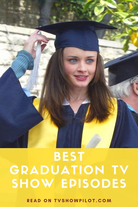 Graduation season is here so if you want to get into that end-of-school spirit check out this list of the best TV show episodes about high school graduation. Graduation Episodes List, Graduation Movies, Senior Year Things, Senior Year Fun, Middle School Graduation, Disney Graduation, Cory And Topanga, Life After High School, Graduation Speech