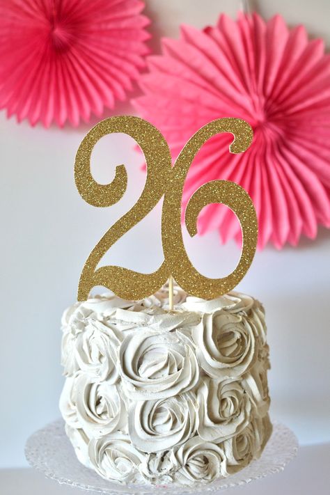 Glitter 26, Twenty Six Cake Pick Topper, 26th Anniversary, Happy 26th, Happy 26th Birthday, 26 Cake, 26 and loved, Blessed Cake Topper 26 Cake, Happy 26th Anniversary, 26 Birthday Cake, Happy 26th Birthday, 26th Anniversary, Fairytale Party, Black Cake, Funny Birthday Cakes, Unicorn Cake Topper