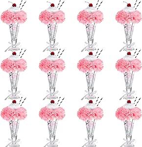 Soda Shop Party, 1950s Party Decorations, 50s Party Decorations, Grease Theme, Carnation Colors, 50s Theme Parties, Paper Flower Centerpieces, Carnation Flowers, Rainbow Party Decorations