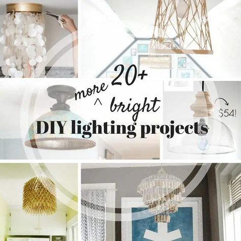 Moroccan Lanterns Hanging, Diy Ceiling Lamp, Diy Lamp Ideas, Lampshade Diy, Ceiling Lights Diy, Lighting Makeover, Diy Lampshade, Flower Lamp Shade, Ceiling Light Covers