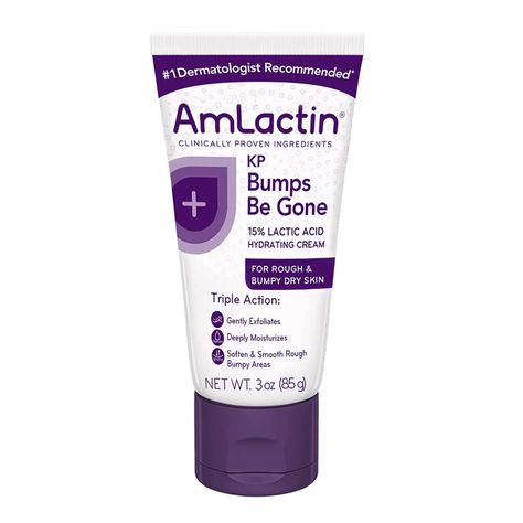 For Smooth Skin: AmLactin KP Bumps Be Gone Hydrating Cream Aveeno Daily Moisturizing Lotion, Rough Bumpy Skin, Strawberry Legs, Keratosis Pilaris, Bumpy Skin, Lotion For Dry Skin, Moisturizing Body Lotion, Cream For Dry Skin, Hydrating Moisturizer