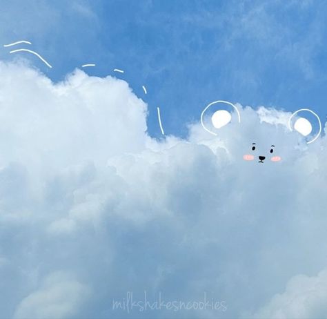 Cloud drawing, cute cloud bear doodle, cute sky Bear Doodle Cute, Sky Doodles, Bear Doodle, Cute Sky, Doodle Cute, Cute Cloud, Life Lately, Creative Portrait Photography, Cloud Art