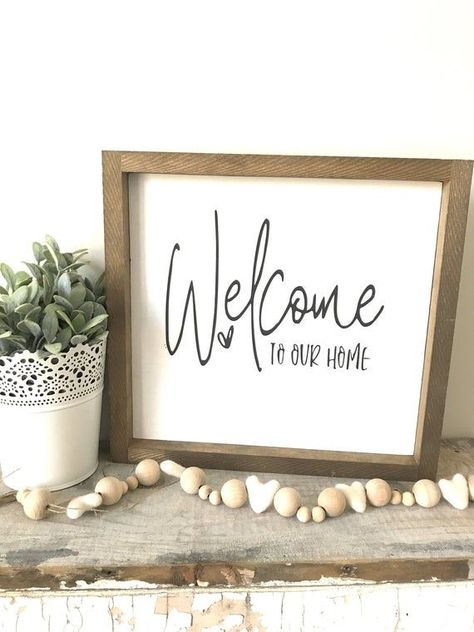 Home entrance ideas for beautiful home ||home decor ideas Welcome To My Home Signs, Home Welcome Sign, Welcome Home Signs, Entry Signs, Entryway Signs, Welcome To Our Home, Entrance Design, Home Sign, Home Decor Signs