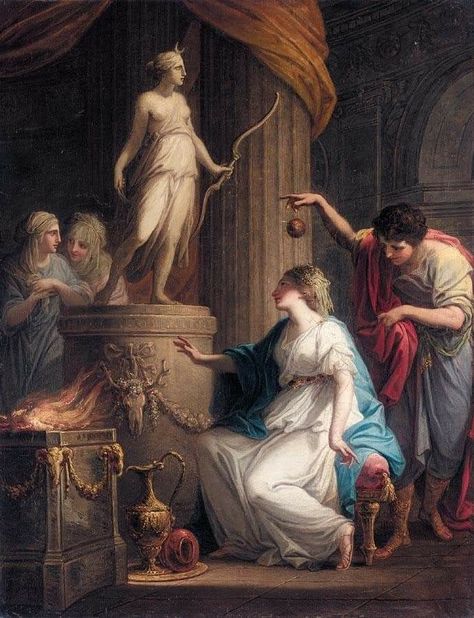 Greek Myth Painting, Neo Classical Painting, Myth Painting, Neoclassicism Art, Neo Classical Art, Angelica Kauffmann, Goddess Greek, Neoclassical Art, Greek Myth