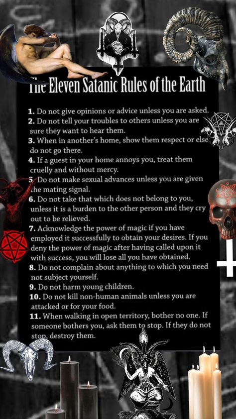 #satanism Satanic Ritual Aesthetic, Satanic Beliefs, Satanic Holidays, Satanism Wallpaper, Satanism Beliefs, Satanism Aesthetic, Satanic Spells, Satanic Witchcraft, Satanic Rules