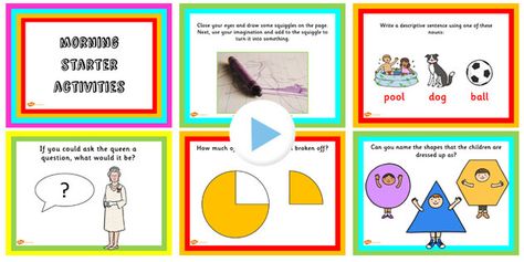 Key Stage 1 Morning Starter Activities Powerpoint - KS2, starters Early Years Classroom, Morning Activities, Key Stage 1, Bell Work, Classroom Organisation, Display Banners, Primary Resources, Class Management, Morning News