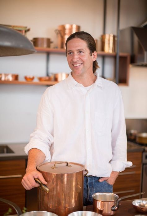 Duparquet Copper: Luxe Cookware from a Rhode Island Artisan - Remodelista Kitchen Pics, Burgundy France, How To Polish Copper, Copper Vessel, Cast Iron Handles, Copper Pans, Copper Cookware, Silicon Utensils, Stainless Steel Cookware