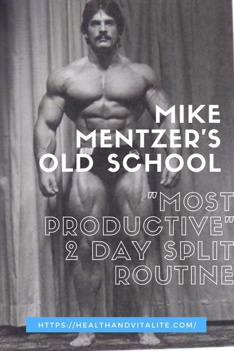 Mike Mentzer Workout Routine, Hit Workouts Men, Mike Mentzer Workout, Bulking Workout Plan Men, Tonal Workouts, Hit Training Workouts, Mike Mentzer Bodybuilding, Work Out Routines For Men, Weight Lifting Workouts For Men