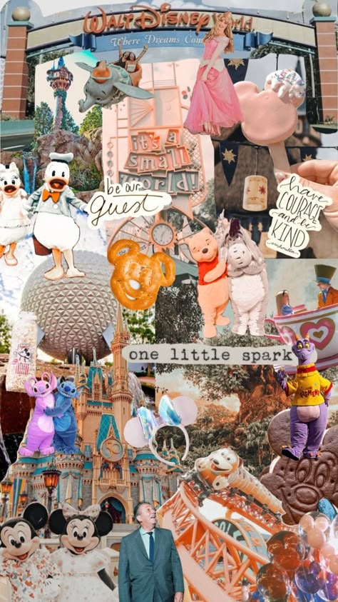 #disneywallpaper #disney #aesthetic Disney Homescreen Wallpaper, Disney Aesthetic Wallpaper Collage, Disney Astetic Wallpaper, Disney World Background, Disney Wallpaper Collage, Disney Iphone Wallpaper Aesthetic, Disney Background Aesthetic, Disney Aesthetic Collage, Disney World Aesthetic Wallpaper