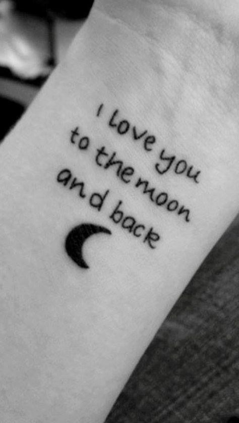 I love you to the moon and back #tattoo ◆플러스바카라◆ VT7777.COM ◆플러스바카라◆◆플러스바카라◆◆플러스바카라◆◆플러스바카라◆ To The Moon And Back Tattoo, Mother Tattoos, Tattoos For Daughters, Tattoo Trends, Fake Tattoos, To The Moon And Back, Skin Art, Piercing Tattoo, Get A Tattoo