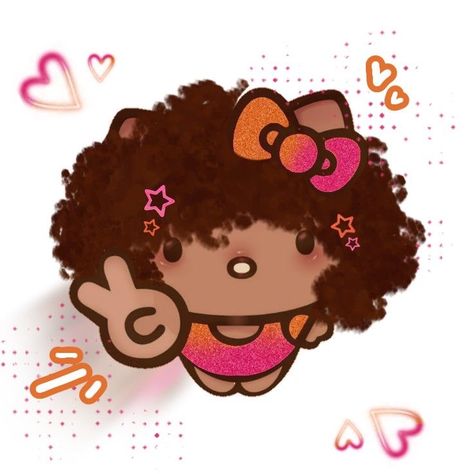 Cartoon Profile, Hair With Bangs, Afro Hair, So Funny, Short Hair With Bangs, Cartoon Profile Pics, Profile Pics, How To Make Your, A Girl