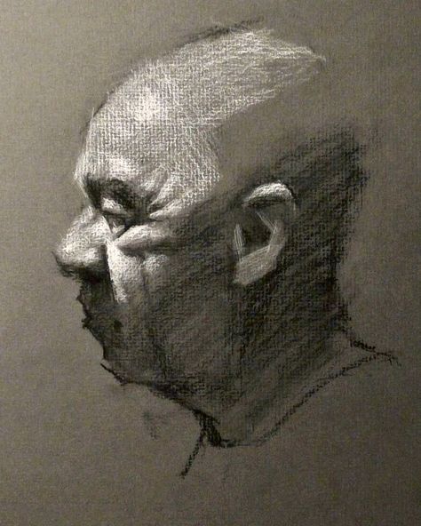 Jeff Haines Jeff Haines, Face Pencil Drawing, Face Pose, Jeff Jones, Anatomy Sculpture, Portrait Drawings, Head Art, Charcoal Portraits, Portrait Sketch