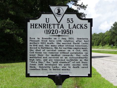 Immortal Life Of Henrietta Lacks, Important People In History, Henrietta Lacks, Famous Graves, Cell Line, Important People, Medical Research, African American Women, African American History