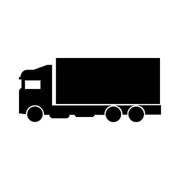 Truck Clipart Black And White, Auto Vector, Logistics Logo, Automobile Design, Truck Clipart, Truck Icon, White Van, Zestaw Ikon, Black And White Vans