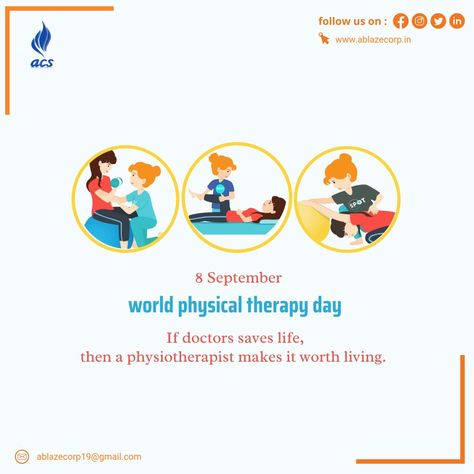 World Physical Therapy Day World Physical Therapy Day, Creative Ads, Save Life, Physical Therapy, Instagram Story, Poster Art, Physics, Ring, Quick Saves