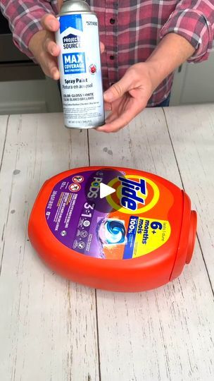 398K views · 6.9K reactions | Stop throwing these away! Upcycle your laundry pod container to this fun Winter decor. | Stop throwing these away! Upcycle your laundry pod container to this fun Winter decor.

#holidaydecor #crafts #craftsforkids #christmasdecor | By The Gooch | Okay, take your bottle cap. Put
hot glue all the way around the cap and just place it directly
in the center. Do that with the second one as well. Okay, take
your carrot and your kitchen saw. Cut the end right off of
that Styrofoam carrot. Okay, next up, take your pipe
cleaners. Use any color you want. I'm going to use black.
Snip that end right off and then just give it a special
shape. Okay, take your glue gun. Put dabs of glue at both
ends of the pipe cleaner. Put that right there. Take your
nail polish remover, pu Crafts From Tide Pod Containers, Pod Container Crafts, Tide Pods Container Crafts Ideas, Laundry Pods Container Ideas, Spray Foam Crafts, Tide Pods Container Crafts, Tide Pods Container, Plastic Container Crafts, Snowmen Crafts