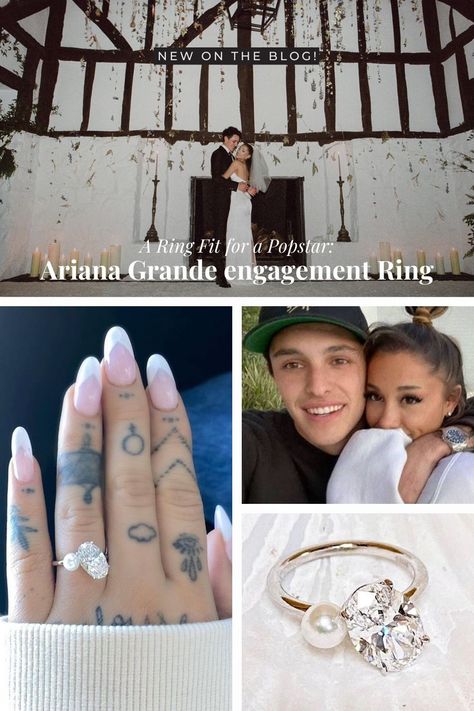 Ariana Grande Engagement Ring Ariana Grande Engagement Ring Pete, Ariana Grande Wedding Ring, Ariana Grande Engagement Ring, Ariana Grande Engagement, Ariana Grande Ring, Engagement Ring With Pearl, Ring With Pearl, Most Beautiful Engagement Rings, Forever Ring