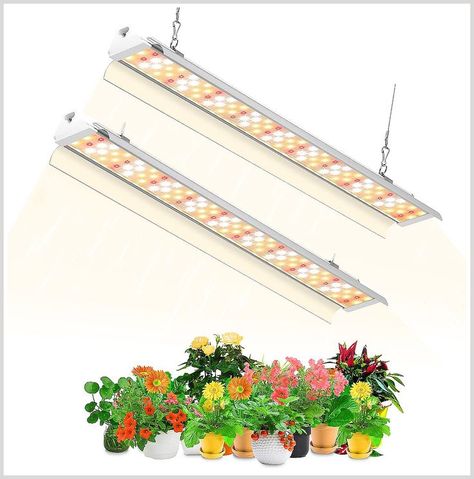 SZHLUX Grow Light 2FT 80W (2 40W) Full Spectrum LED Grow Light, Linkable Sunlight Plant Light for Indoor Plants, Grow Light S Grow Light Stand, Led Plant Lights, Grow Lamps, Plant Light, Grow Lights For Plants, Led Grow Light, Home Garden Plants, Growing Plants Indoors, Light Wave