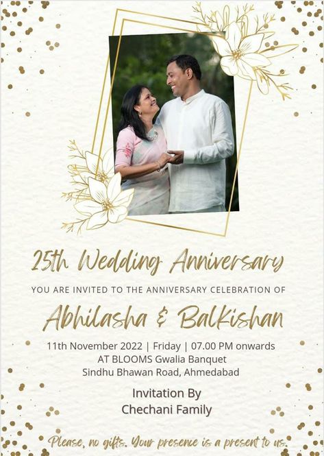 25th Anniversary Invitation Card Ideas, 25th Marriage Anniversary Invitation Card, Silver Jubilee Invitation Cards, 25th Anniversary Invitation Card Templates, 50 Th Anniversary Invitation Card, 25th Wedding Anniversary Card, 25th Anniversary Invitation Card Indian, 25th Anniversary Invitation Card Design, 50 Anniversary Invitations