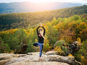 Fall Visualization to Release and Renew - Mindful Minutes Fall Fitness, Vata Dosha, Ayurvedic Practitioner, Upward Facing Dog, Healthy Goals, Dog Poses, Yoga Sequence, Finding Balance, Yoga Sequences