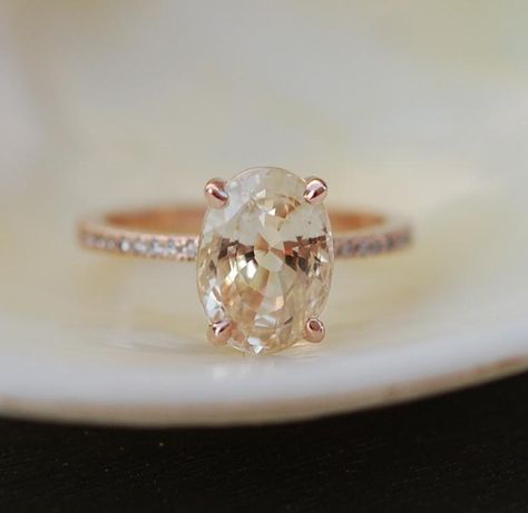 Blake Lively ring. Champagne Sapphire Engagement Ring. Oval | Etsy Blake Lively Ring, Blake Lively Engagement Ring, Sapphire Engagement Ring Oval, Peach Champagne Sapphire, Champagne Sapphire, Oval Sapphire Engagement Ring, Engagement Ring Oval, Oval Cut Engagement Ring, Oval Engagement Ring