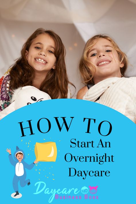 Typically, less demand is not a good thing when you are starting a business, however, with less demand comes less competition. If your area doesn’t currently have an overnight childcare facility, opening one could be a lucrative and profitable business. Overnight Daycare Ideas, Start A Daycare, Childcare Facility, Daycare Business, Daycare Facility, Home Childcare, Home Day Care, Starting A Daycare, Childcare Business