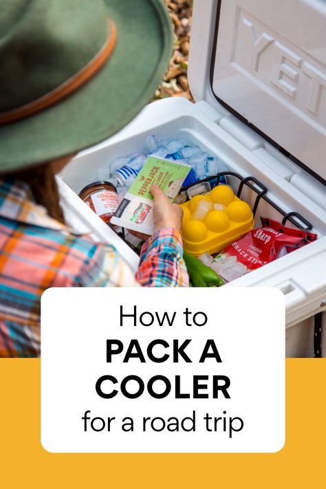 Keep your food dry and safely chilled, whether you’re going on a picnic or a week-long camping trip. Cooler Packing Tips, Pack A Cooler, Small Cooler, Car Cooler, Packing A Cooler, Small Fridges, Ice Cooler, Long Road Trip, Large Suitcase