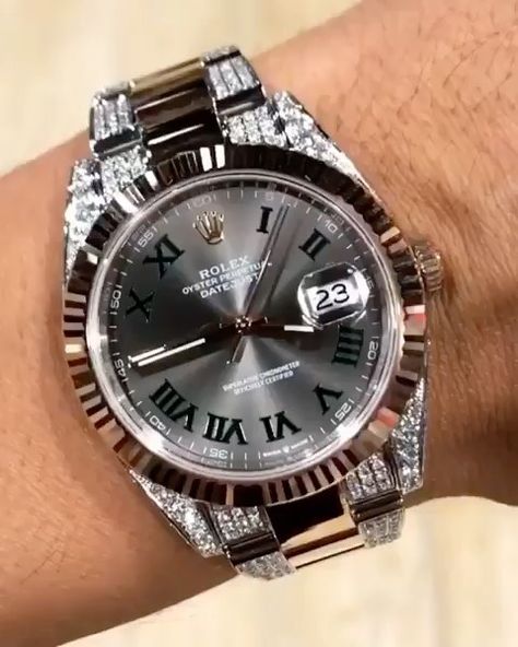 Rolex Datejust Ii, Datejust Ii, Rolex Diamond, Rolex Watches Women, Rolex Women, Trendy Watches, Fancy Watches, Watches Rolex, Rolex Watches For Men