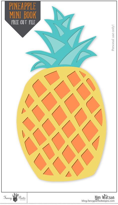 @fancypantsdsgns @KimWatson #SVG #cutfile #summercrafting #scrapbooking #minibook Pineapple Svg Free, Pineapple Svg Free Files For Cricut, Tropical Svg Free, Psych Party, Silhouette Portrait Projects, Pineapple Garland, Pineapple Svg, Pineapple Lovers, Free Silhouette Cut Files