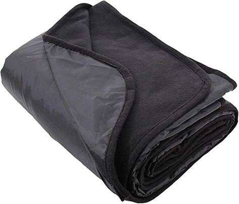 Amazon.com : Threadart Outdoor Rainproof & Windproof Thick Stadium Blanket | Black | for Camping, Picnic, Sports, Festivals, Football, Baseball, Concerts, Parks, Beach 55" x 79" : Sports & Outdoors Stadium Blanket, Backpacking Trips, Waterproof Picnic Blanket, Waterproof Blanket, Roll Up Design, Blanket Poncho, Stadium Blankets, Navy Blanket, Outdoor Blankets