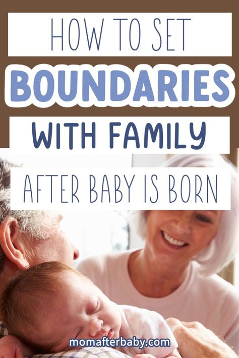 One of the hardest challenges many parents face after having a baby is how to set effective boundaries with friends and family after birth. Learn how to effectively set and communicate boundaries with your loved ones after having your baby. Labor And Delivery Boundaries, New Parent Boundaries, Boundaries With Newborn, Rules For Family After Birth, Newborn Boundaries List, Newborn Boundaries, Newborn Rules For Family, Baby Boundaries, Communicate Boundaries