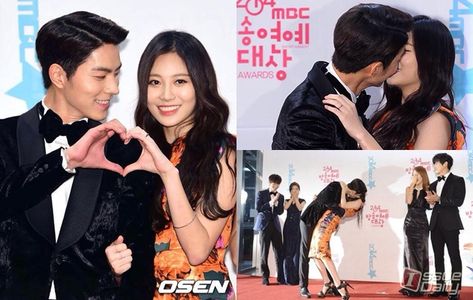 Another WGM Dust-up with Rumors of Hong Jong Hyun Dating Nana While Doing Show with Yura | A Koala's Playground Wgm Couples, Hong Jong Hyun, Kim So Eun, Jong Hyun, We Got Married, Lace Dress Styles, We Get Married, Pop T, Moon Lovers