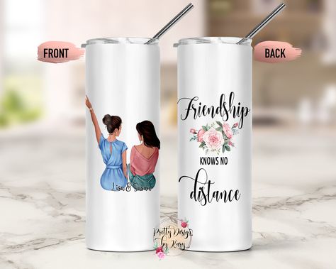 Sister Mug, Gifts Best Friend, Personalized Best Friend Gifts, Love My Sister, Sister Photos, Thermal Bottle, Gift Sister, Best Friend Mug, Tumbler Personalized