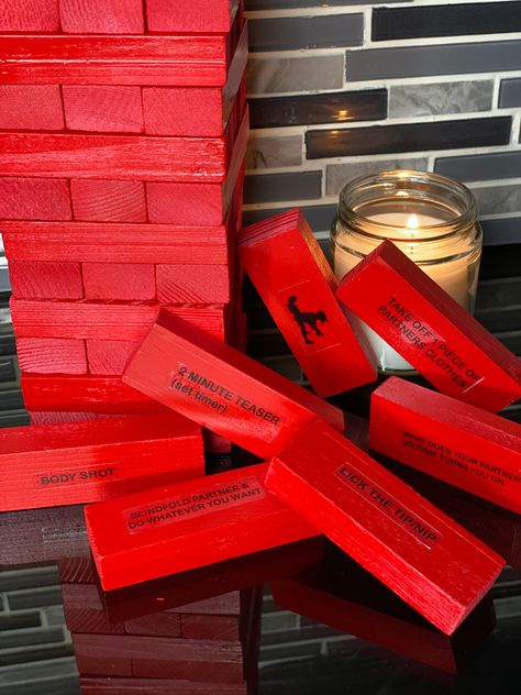 Jenga For Couples, Drunk Jenga, Valentines Date Night, Gifts For Bride And Groom, Adult Drinking Games, Date Night Games, Gifts For Bride, Romantic Honeymoon Destinations, Date Night In